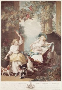 Prensesler Mary (1776-1857), Sophia (1777-1848) ve Amelia (1783-1810), George III