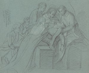 "Chatham Kontu'nun Ölümü"nde Merkez Grup için Çalışma by John Singleton Copley