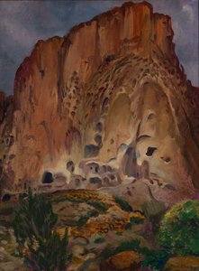 Cliff Konutları, Pajarito by John French Sloan