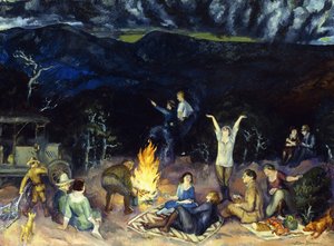 Sırtta Piknik by John French Sloan