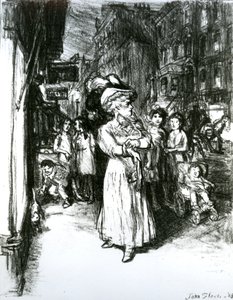 Altıncı Cadde ve 30. Cadde by John French Sloan