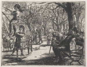 meydanda sallanan by John French Sloan