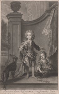 Richard, Lord Clifford (1695-1753) ve Kız Kardeşi Leydi Jane Boyle (ö. 1780) by John Smith