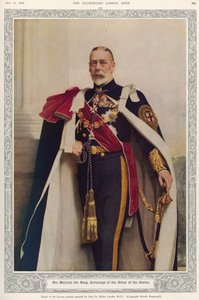 ಕಿಂಗ್ ಜಾರ್ಜ್ V (1865-1936) ಸಾವರಿನ್ ಆಫ್ ದಿ ಆರ್ಡರ್ ಆಫ್ ದಿ ಗಾರ್ಟರ್, 