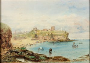 Prior's Haven'dan Tynemouth, 1849'da göründüğü şekliyle (gövde rengi, kalem ve kağıt üzerinde tuvalet)