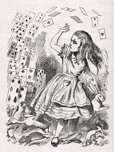 Alice - dönen by John Tenniel
