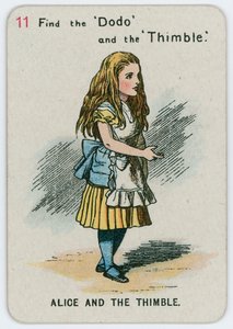 Alice ve Yüksük by John Tenniel