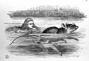Alice Harikalar Diyarında Lewis Carroll (E. Dodgson) tarafından. Tenniel