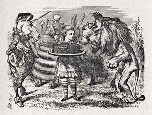 Aslan Alice ve by John Tenniel