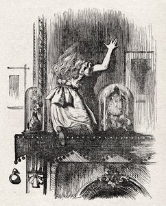 Aynanın içinden Alice by John Tenniel