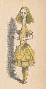 Alice, uzun boyunlu, 1889 by John Tenniel