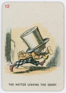 Şapkacı Mahkemeden Ayrılıyor by John Tenniel