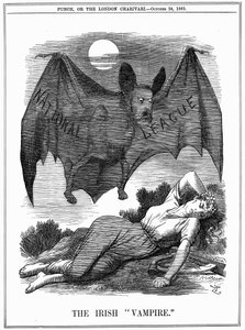 İrlandalı Vampir, 1885 by John Tenniel