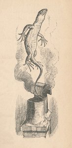 Kertenkele, 1889 by John Tenniel