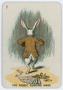 Tavşan kaçıyor by John Tenniel