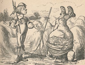 Amuda kalkmış bu babayla konuşan genç, 1889 by John Tenniel