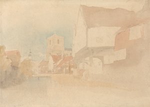 Waltham Abbey'den Bir Görünüm, Herts, Essex