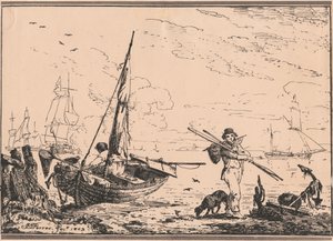 Liman Manzarası by John Thomas Serres