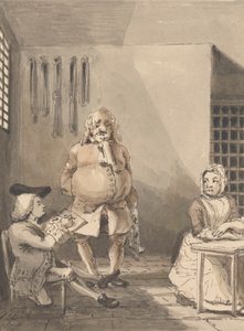 Hogarth Çizim Sarah Malcolm by John Thomas Smith