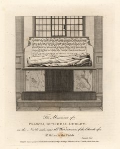 Leydi Frances Kniveton Anıtı, Dudley Düşesi, Sir Gilbert Kniveton