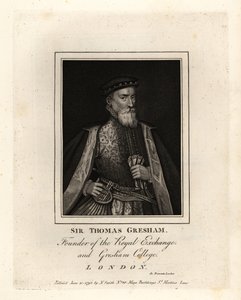 Sir Thomas Gresham, İngiliz tüccar ve finansör, Royal Exchange ve Gresham College