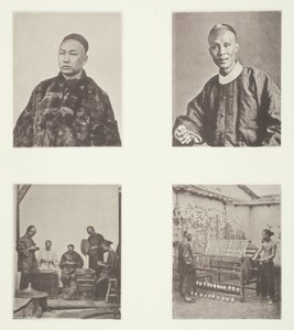 Bir Kanton Beyefendisi, Bir Kanton Beyefendisi, Schroffing Dollars, Reeling Silk, c. 1868. by John Thomson