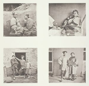 Amoy Kadınlar, Çinli Bir Hanımın Küçük Ayağı, Amoy Erkekler, Erkek ve Kadın Kostümü, Amoy, c.1868. by John Thomson