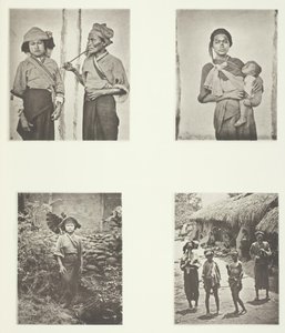 Pepohoan Kadınları, Çocuk Taşıma Şekli, Baksa Kadını Kostümü, Lakoli, c. 1868. by John Thomson