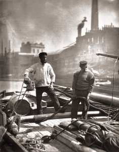 'Londra'da Sokak Yaşamı'ndan 'Sessiz Otoyolda İşçiler', J. Thomson ve Adolphe Smith, 1877 by John Thomson