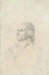 (Kimliği belirsiz adam - muhtemelen Washington?) by John Trumbull