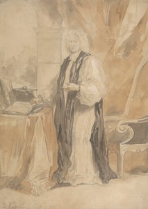 Bir İlahi Kişinin Portre Çalışması by John Vanderbank