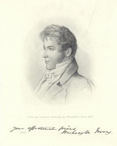 Washington Irving'in Portresi by John Vanderlyn