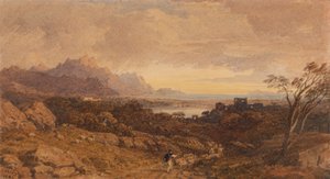 Uzak Dağlarla Romantik Manzara by John Varley