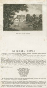 Boscobel Evi: gravür, nd [1 Kasım 1800]