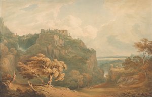Roma'ya Yönelik Tivoli'den Bir Görünüm by John Warwick Smith