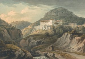 Salerno yakınlarındaki Vietri'deki manastır by John Warwick Smith
