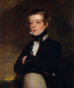 Asteğmen John Russell (1811-1843) by John Watson Gordon