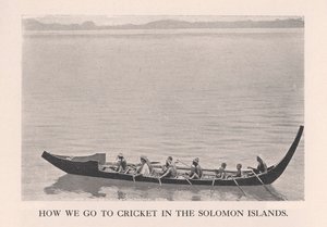 Solomon Adaları'nda Krikete Nasıl Gidiyoruz, 1912. by John Watt Beattie