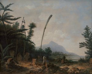 Güney Denizlerinde Mezarlık by John Webber