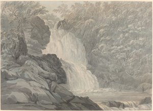 Dolgelly yakınlarındaki Mawddach Şelalesi by John Webber