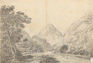 Oheitepeha Bay, Otaheite'de görüntüle by John Webber