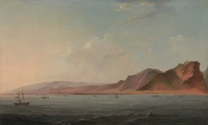 Santa Cruz, Tenerife'nin görünümü by John Webber