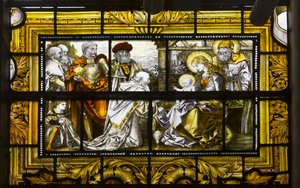Oxford, Trinity College, James Powell & Sons, John William Brown (1842-1928), The Magi