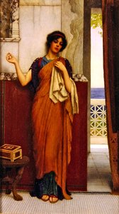 Zamanda Bir Dikiş (Boş Düşünceler) by John William Godward