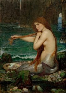 Bir deniz kızı by John William Waterhouse