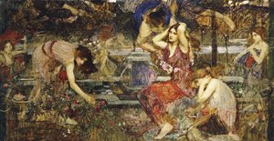 Flora ve Zephyrs, by John William Waterhouse