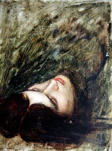 Orpheus Başkanı - Bir Eskiz, c.1899-1900 (gemide yağ) by John William Waterhouse