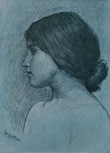 Bir Kafanın Çalışması, c1899 by John William Waterhouse