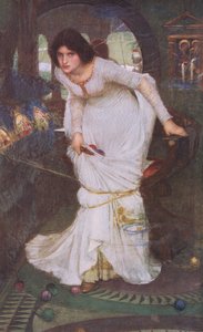 The Lady of Shalott, Bibbys Annual'dan, 1916-1917 by John William Waterhouse