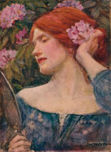makyaj, c1910 by John William Waterhouse